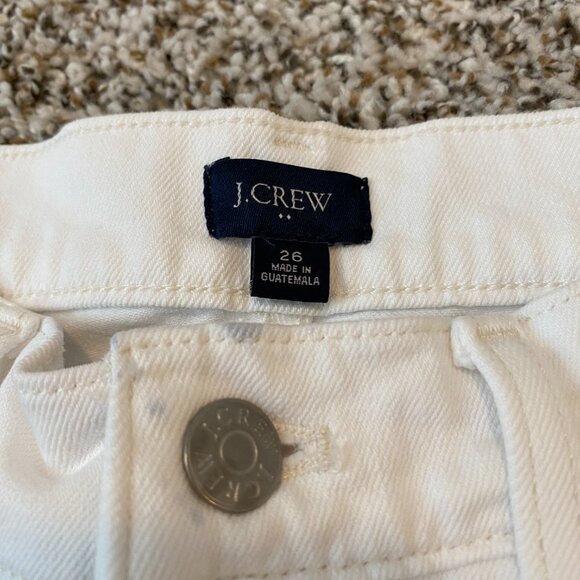 J.Crew Classic White Denim Shorts - Picture 3 of 3